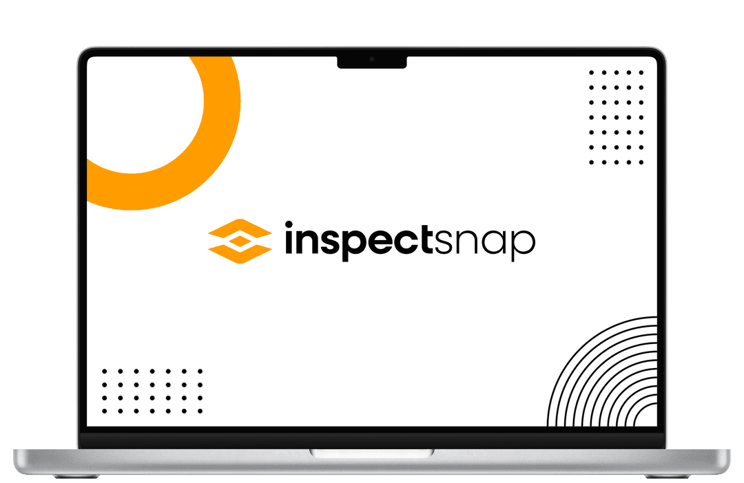 InspectSnap home inspection software on laptop – web-based inspection report platform